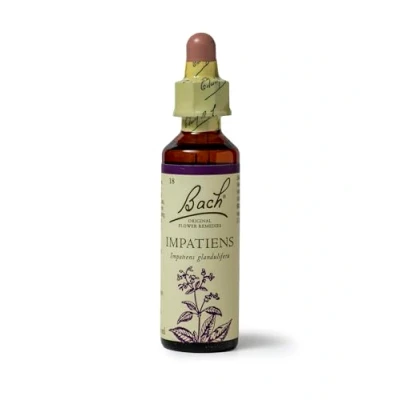 Image of Bach Original Flower Remedies (Impatiens) Reach Out To Others, Remain Patient, Emotional Wellness, Natural Essence, 20ml