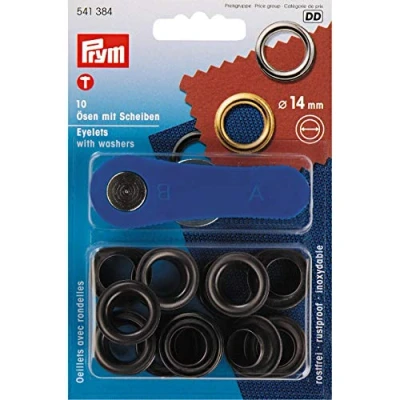 Image of Prym Bronze (14mm) Eyelets and Washers 1 Count