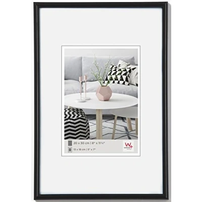 Image of walther Design Picture Frame Black 70 x 100 cm Galeria Plastic KB100H