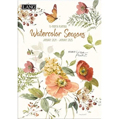 Image of LANG Watercolor Seasons 2024 Monthly Planner (24991012124)
