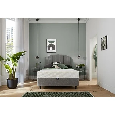 Image of Silentnight 7 Zone Memory Foam Rolled Mattress Made in the UK Medium Firm Euro Double,White