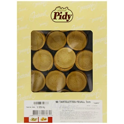 Image of Pidy Tartelette Feuilletee Savoury Tartlet, 7 cm 90 Portions