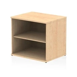 Image of Impulse 600mm Deep Desk High Bookcase Maple