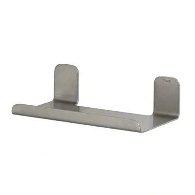 Image of Tiger Colar Shelf, Stainless Steel Brushed, 18 x 5 10.1 cm