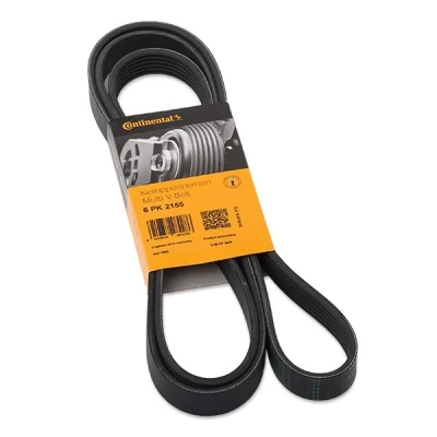 Image of 062260849B V ribbed belt CONTITECH 6PK2155 2155mm 6 MERCEDES BENZ: C Class Coupe, E T modell, Saloon, SUBARU: Forester IV, XV I
