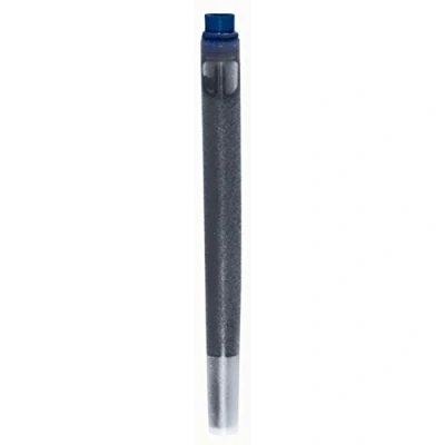 Image of parker fnt pen cart., old model, blu blk, 5 pc.