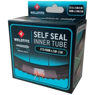 Image of WELDTITE Self Sealing Bike Inner Tube 27.5&quot;/650B x 2.00 2.50, Presta Valve