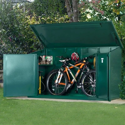 Image of 7&#039;7 x 3&#039;4 Asgard Access Premium Electric Bike Shed (2.3m 1.05m)