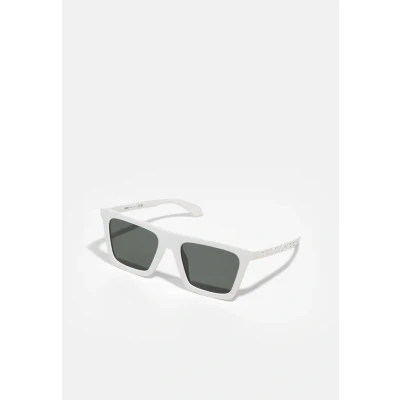 Image of Versace Unisex Sunglasses, Size: 53, White/dark grey