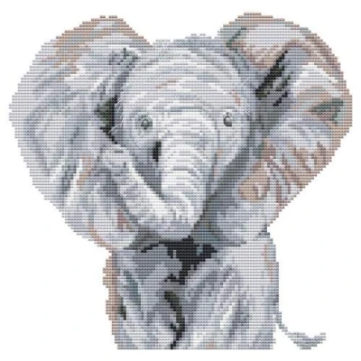 Image of My Cross Stitch Martha Bowyer, Elephant