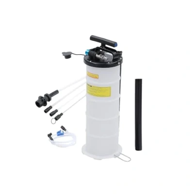 Image of KATSU Manual Pneumatic Oil Extractor Pump 6.5 L Fluid Evacuator Motor Engine Change Petrol Fuel Transfer Vacuum Suction with 4 Probes for Cars Motorbikes Marine