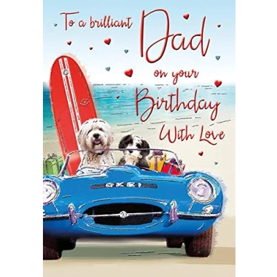 Image of Regal Publishing Birthday Card Dad 9 x 6 inches, C80435