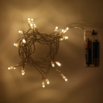 Image of eBuzz Battery Operated Fairy Lights with 20 Warm White LEDs (Warm White)