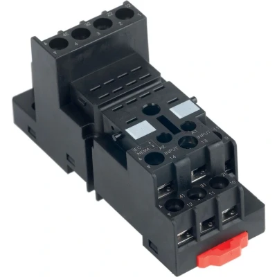 Image of Schneider RXZE2 M114 M Socket for Miniature Relay with Mixed Contacts Connectors, 37 mm Width, 10 A Thermal Intensity, 250 V
