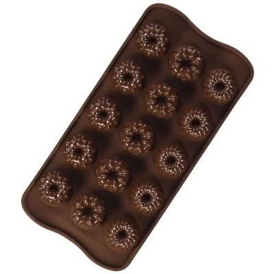 Image of Silikomart Silicone Chocolate Mould Fantasy, Brown