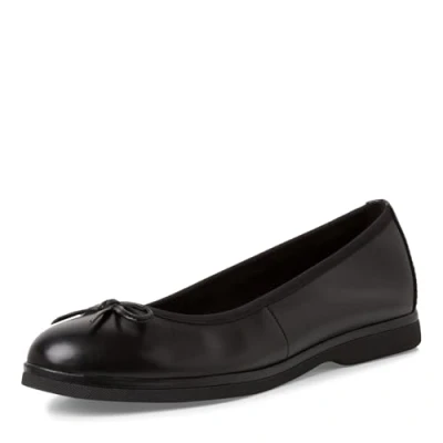 Image of MARCO TOZZI Women&#039;s Ballerina Shoes 2 22108 43, Black, 3.5 UK