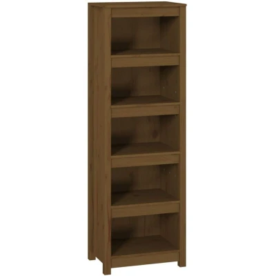 Image of vidaXL Book Cabinet Honey Brown 50x35x154 cm Solid Wood Pine