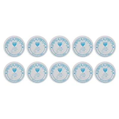 Image of Crystal Stretchy Elastic Line Transparent Beading String Thread for Jewelry Making DIY Line(0.6MM (about 15 meters))