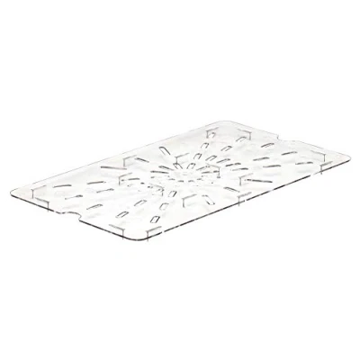 Image of Cambro 10CWD135 Clear Camwear Drain Shelf for Full Size Food Pans