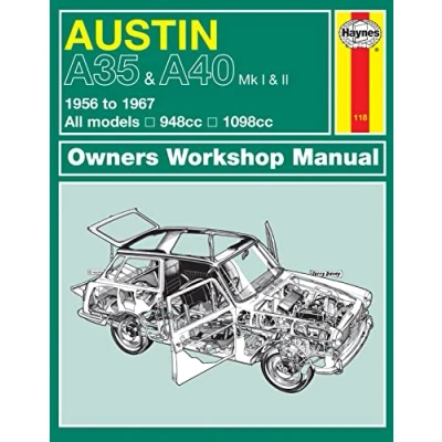 Image of Austin A35 &amp; A40 (1956 1967) Haynes Repair Manual