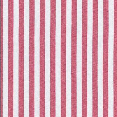 Image of Textiles français 1 CM Marine stripe Fabric (red &amp; white) mini design French Woven Cotton 150 / 59&quot; Wide Per Half Metre Length Increment*