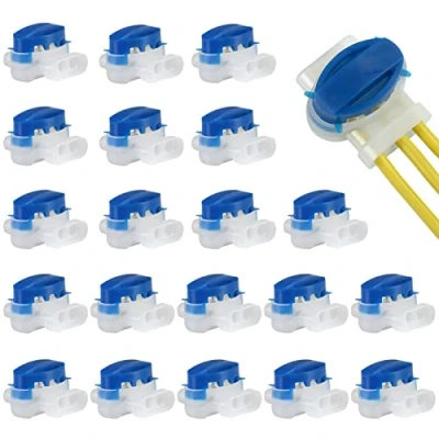 Image of GWHOLE 20Pcs Waterproof Wire Connectors Cable Connector Electrical for Robotic Lawn Mowers, Irrigation Applications