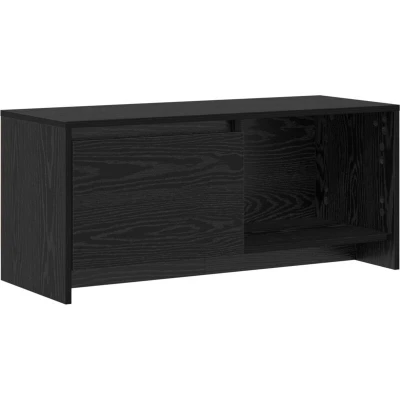Image of vidaXL TV Stand Black oak Engineered Wood