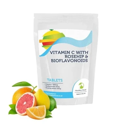 Image of Vitamin C 500mg with Rosehip &amp; Bioflavonoids Tablets