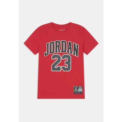 Image of Jordan PRACTICE FLIGHT Print Tshirt for kids, Size: 12 13y, Gym red