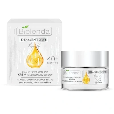 Image of Bielenda Diamond Lipids 40+ Lipid Anti Wrinkle Cream for Mature and Sensitive Skin Day Night 50ml