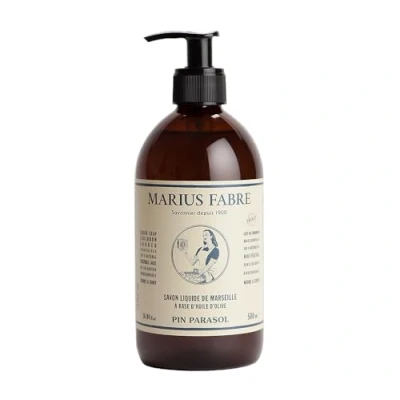 Image of Marius Fabre Savon de Marseille Liquid Soap 500ml Natural Pine Fragrance