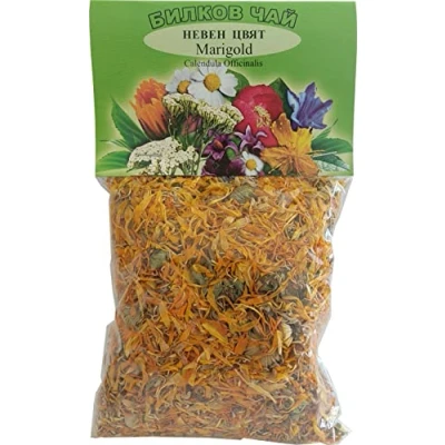 Image of Calendula Flower Tea, 100% Natural Herbal Dried Marigold Officinalis 50g
