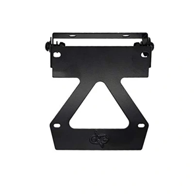 Image of ONE by CAMAMOTO Motorcycle license plate holder/holder compatible with MBK Nitro/Yamaha aerox solid machined and laser cut