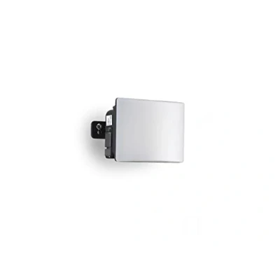 Image of Auraglow 20W 1650lm Full Screen Slimline Compact LED Flood Light Black Outdoor Wall Lamp