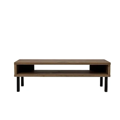 Image of Iris Ohyama, TV Cabinet/TV stand/TV Wooden bench/Stand TV/TV board/Wood AV board, unit suitable size up to 40inch,Felt on the feet, Office, Living Room board WAB 950 Ash Brown