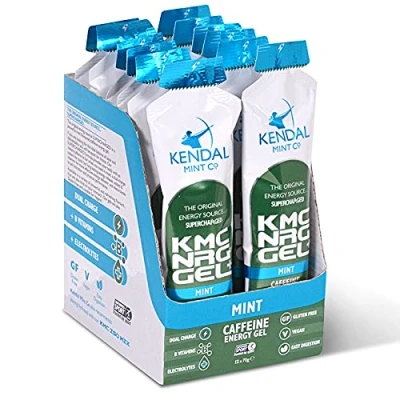 Image of KMC NRG GEL+: Mint Flavoured Caffeine Energy Gel (12 x 70g) by Kendal Co.