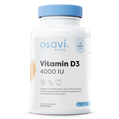 Image of Osavi Vitamin D3, 4000IU 120 softgels