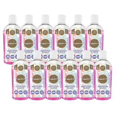 Image of Fabulosa 4 in 1 Concentrated Antibacterial Disinfectant All Purpose Cleaner, 220ml, 12 pack, Unicorn Dust