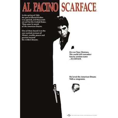 Image of Pyramid International Scarface Movie One Sheet Maxi Poster