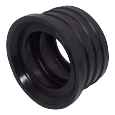 Image of SKIR&#039;CO Black 50 x 40 mm Rubber Sleeve for Drain Pipe, Pipe Connector, Adaptor, Reducer
