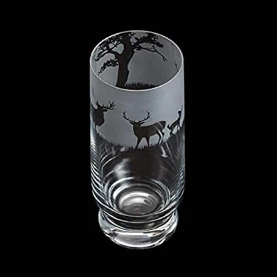 Image of Dartington Crystal TU3407/6/STAG Aspect Highball Stag, 160 mm (H) 38 CL