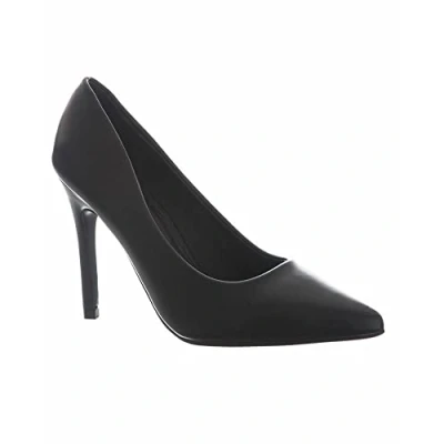 Image of Bismaa Women Stiletto High Heel Pointy Toe Court Shoes (Black Matte, Numeric_5)