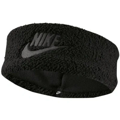 Image of Nike Sportswear Headband Unisex Ear warmers, Size: One Size, Black/dark smoke grey