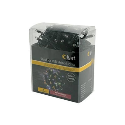 Image of 120 LED Battery String Light Multicolour