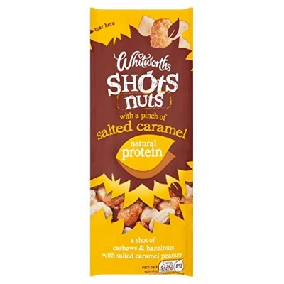 Image of Whitworths Salted Caramel Shots Nuts 25g