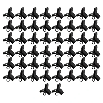 Image of goodluxx 50pieces Fishing Hook Bonnets Assorted Treble Covers Protector Guard Safety Cap Protector, 5 Sizes Cover 3#