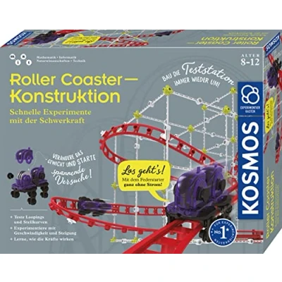 Image of Kosmos 621032 Roller coaster construction Experiment Box, Multi Coloured