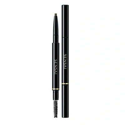 Image of Sensai Colours Styling Eyebrow Pencil 02 Warm Brown 30g