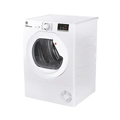 Image of Hoover H Dry 300 HLEC10DG Free Standing Condenser Tumble Dryer, Sensor Dry, 10 kg Load, White