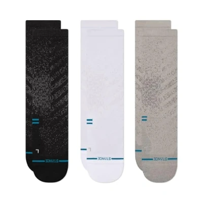 Image of Stance Crew Socks RUN LT 3 PACK, Multi, Large